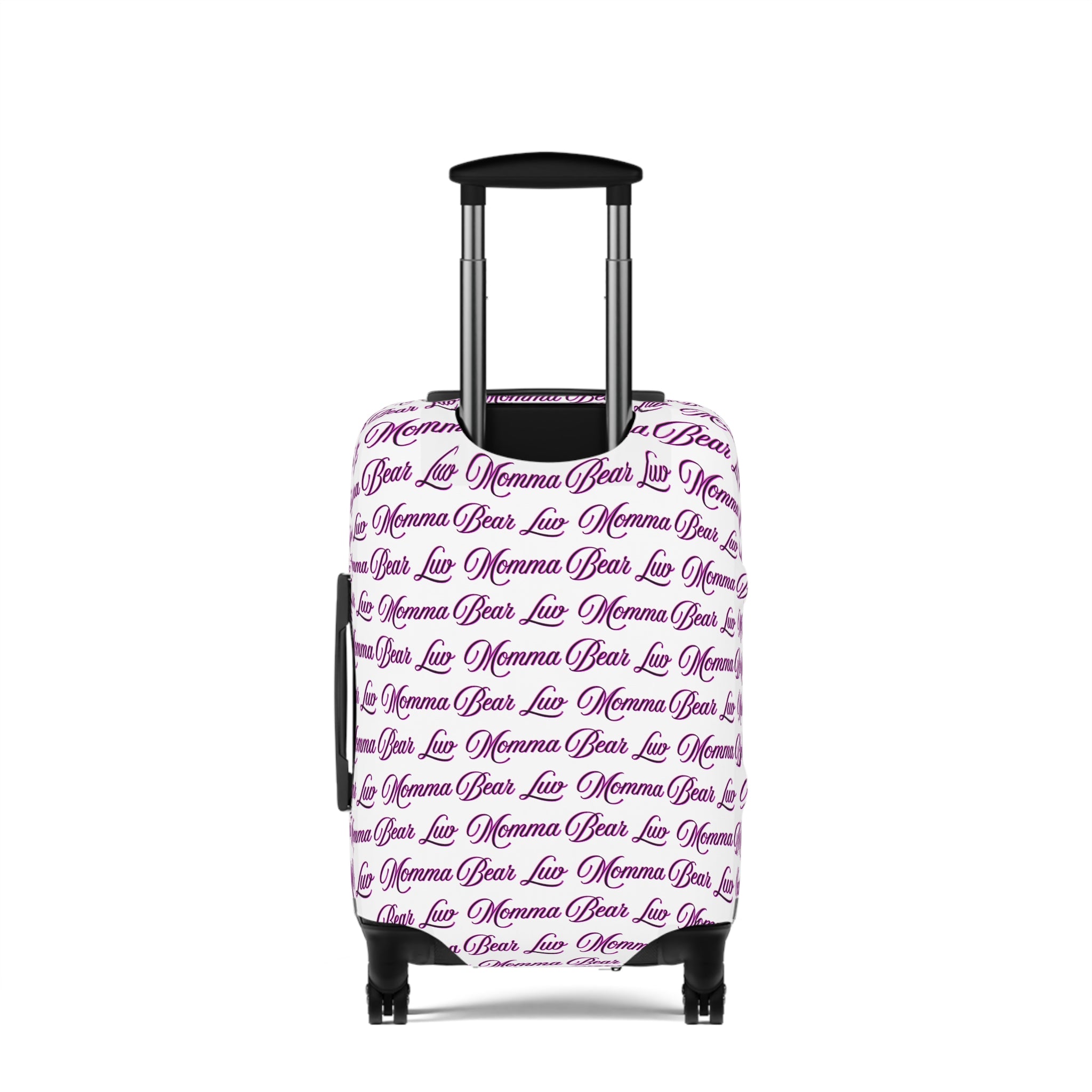 Momma Bear Luv Luggage Cover — Pink