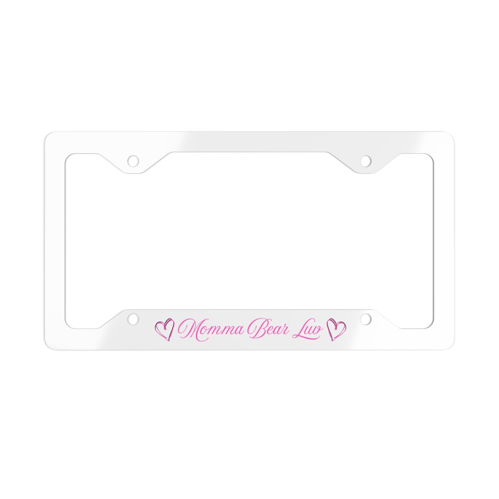 "Momma Bear Luv" License Plate Frame