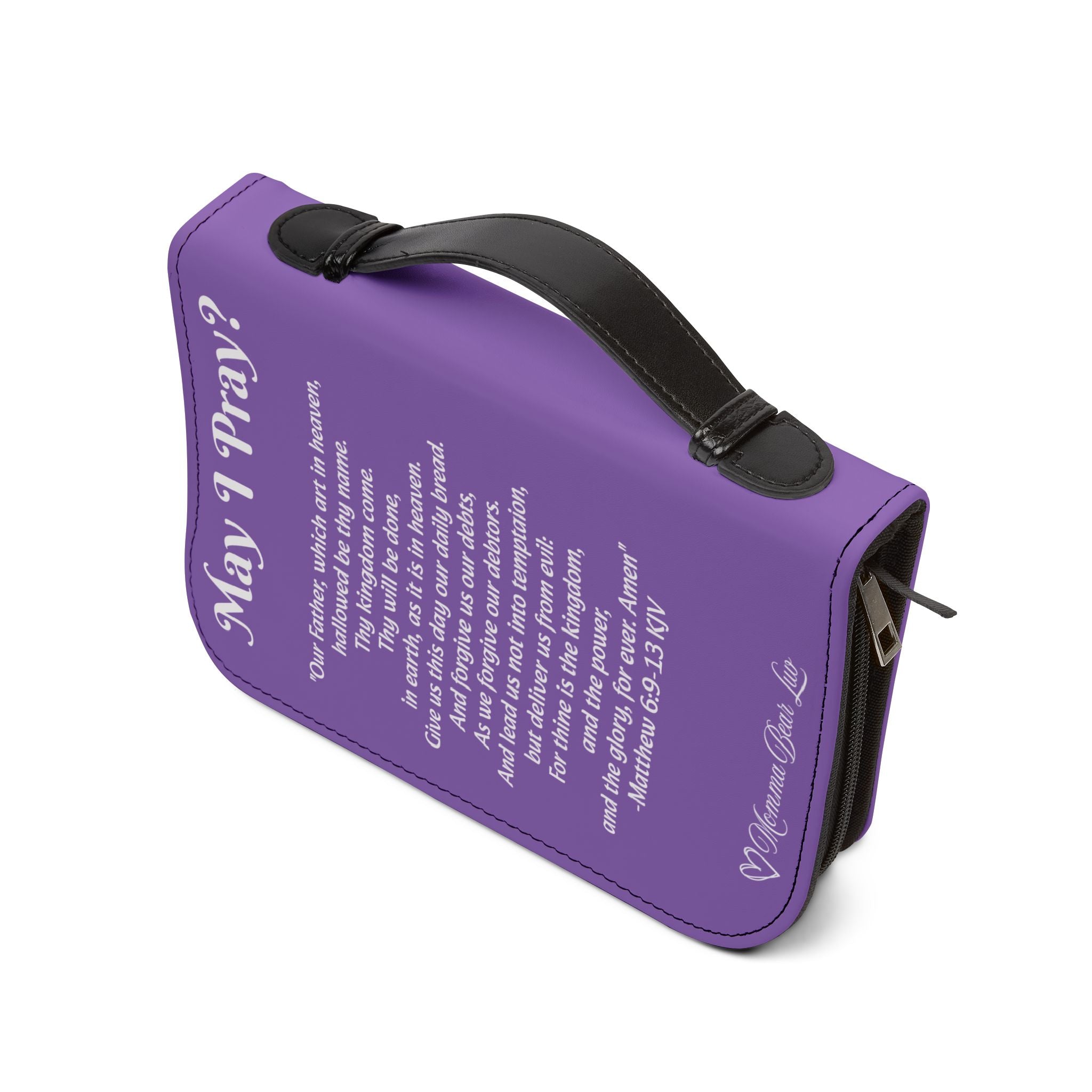 May I Pray Bible Cover - Lt Purple