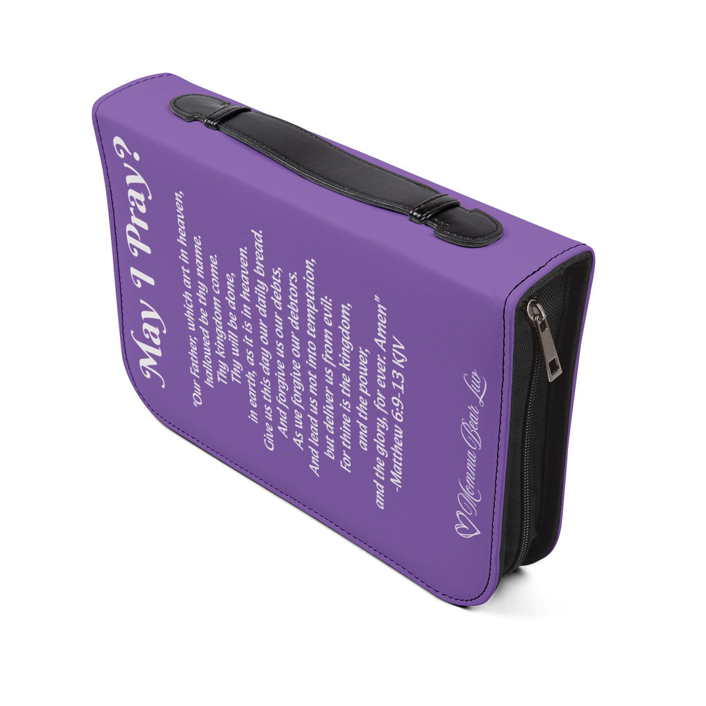 May I Pray Bible Cover - Lt Purple