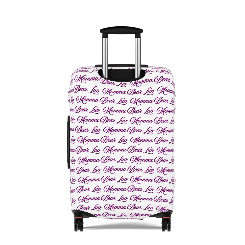 Momma Bear Luv Luggage Cover — Pink