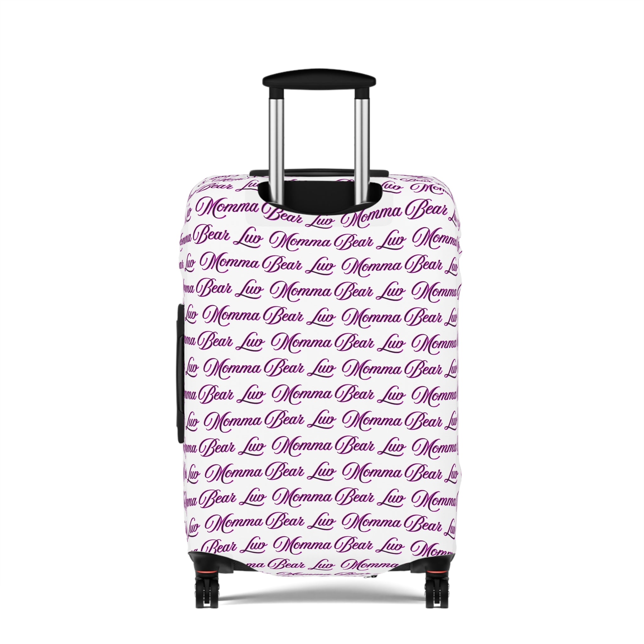 Momma Bear Luv Luggage Cover — Pink