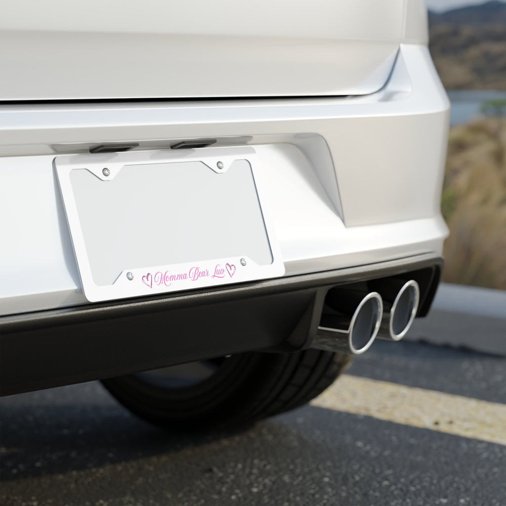 "Momma Bear Luv" License Plate Frame
