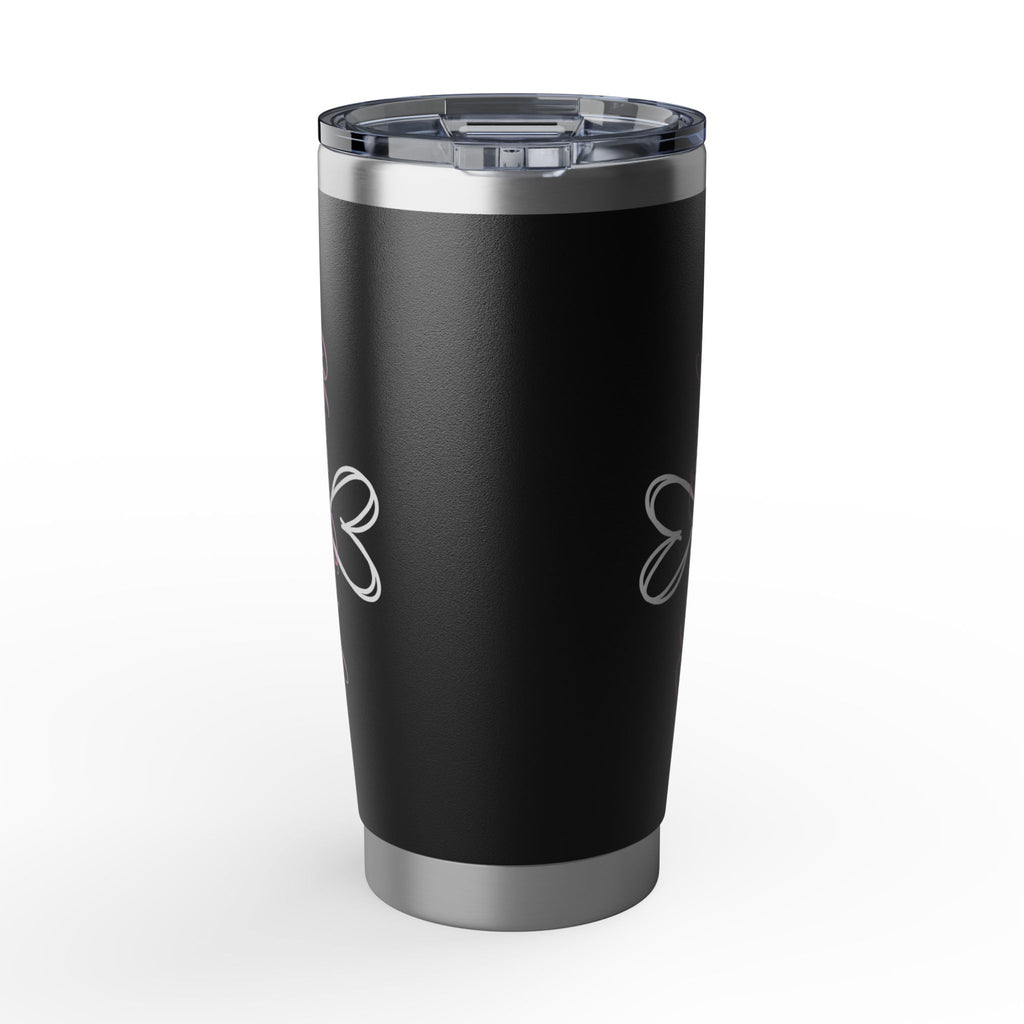 Kwik Trip Lover Tumbler — "This Momma Bear Luvs Kwik Trip" 20oz Insulated Travel Cup - Black/Pink