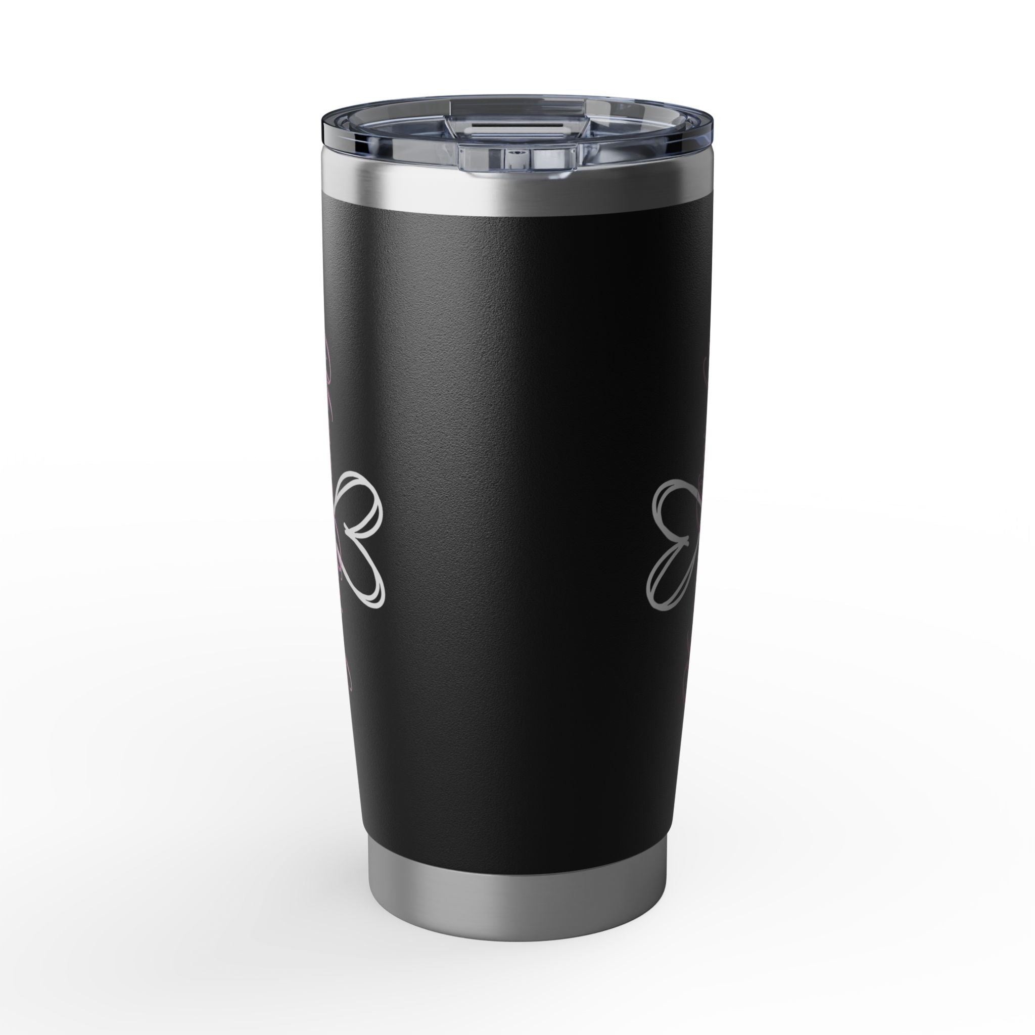 Kwik Trip Lover Tumbler — "This Momma Bear Luvs Kwik Trip" 20oz Insulated Travel Cup - Black/Pink