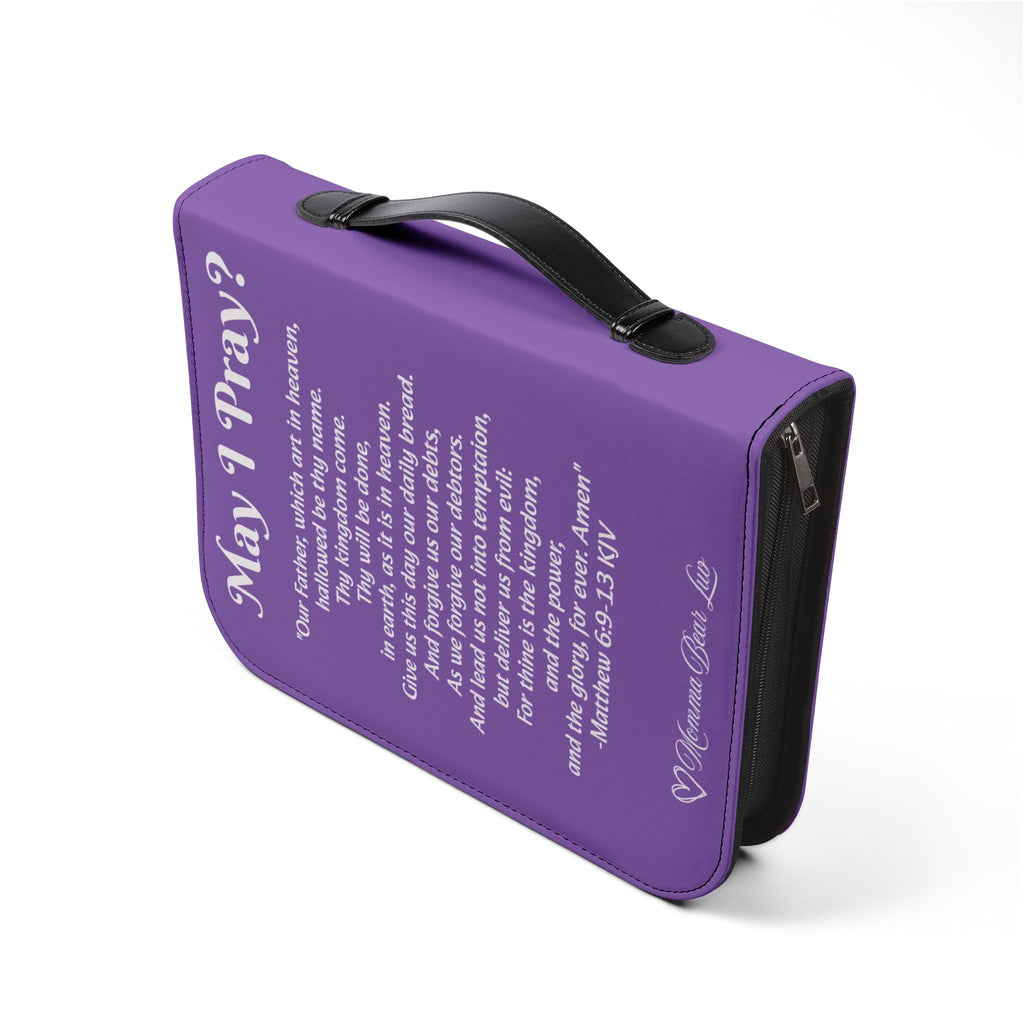May I Pray Bible Cover - Lt Purple