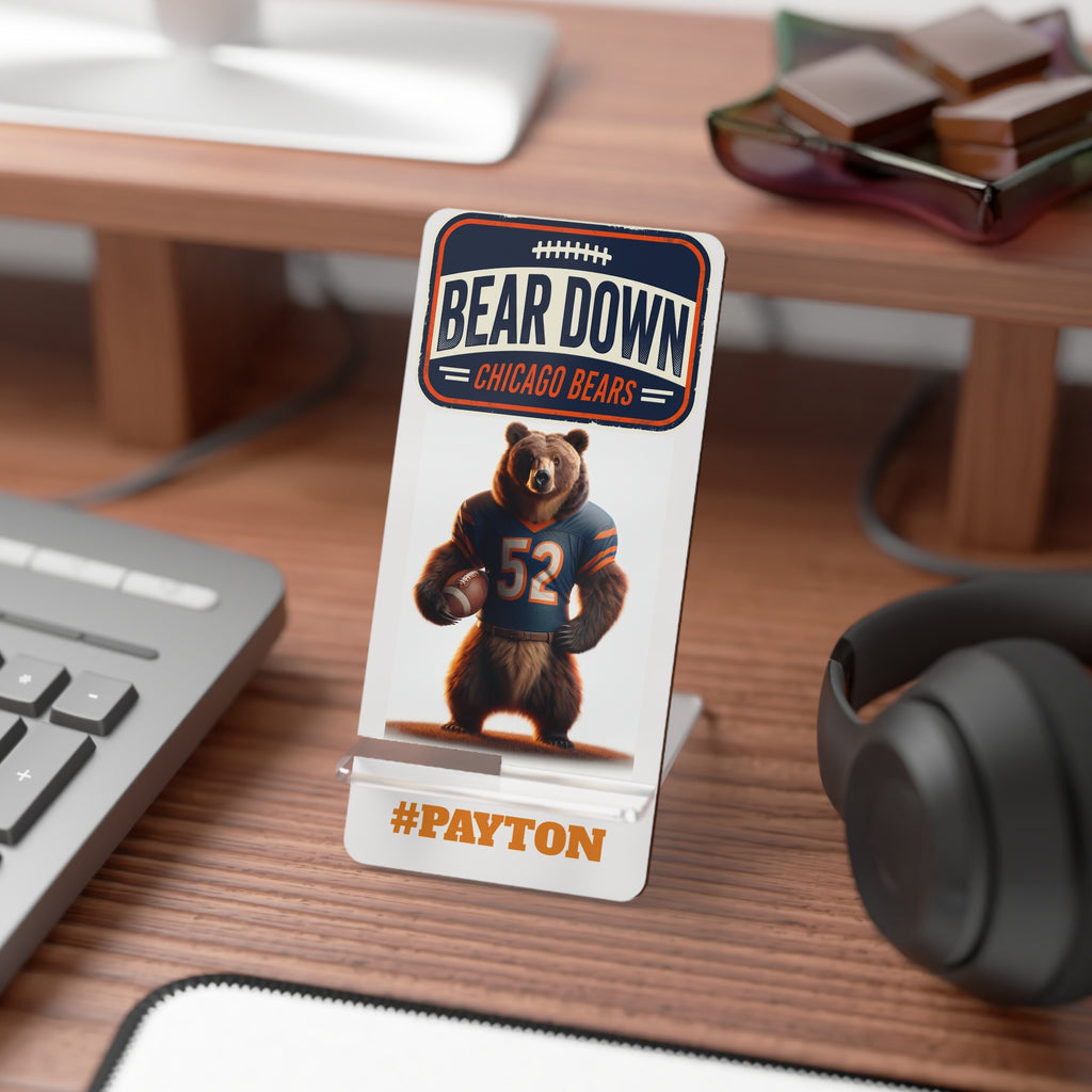 Chicago Bears 'Bear Down' Phone Stand – Customizable