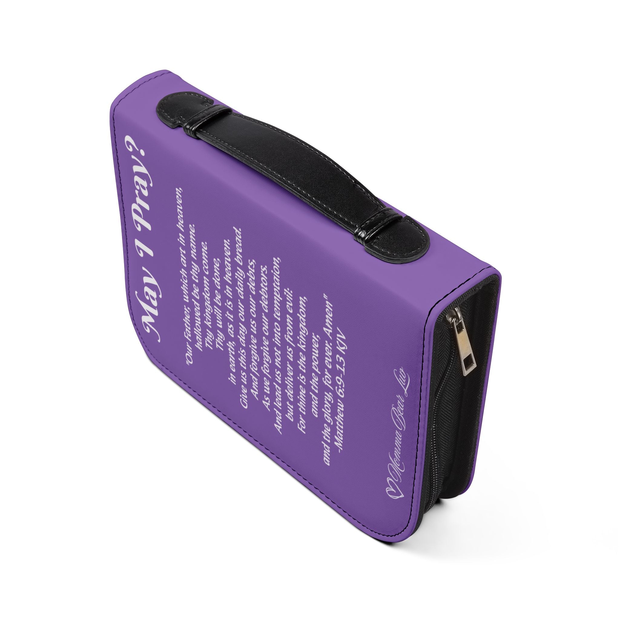 May I Pray Bible Cover - Lt Purple