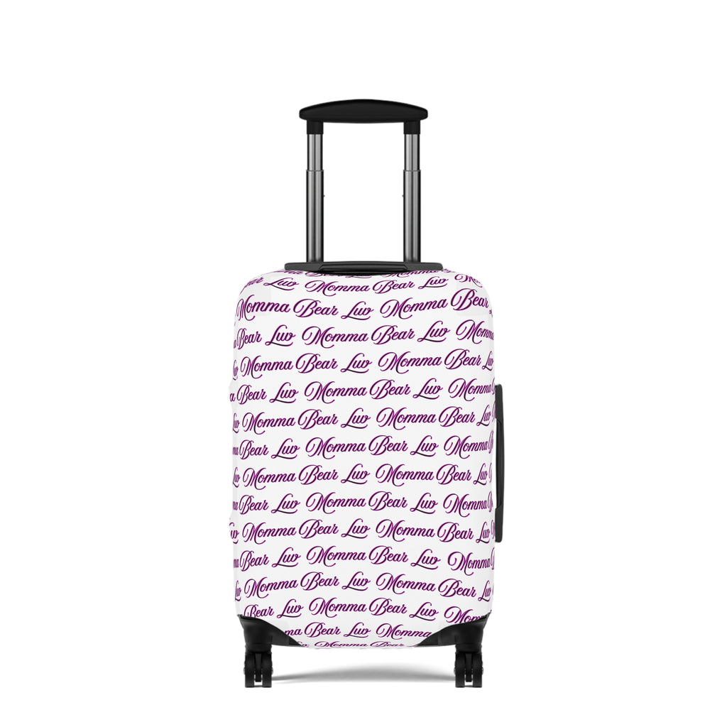Momma Bear Luv Luggage Cover — Pink