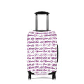 Momma Bear Luv Luggage Cover — Pink