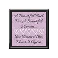 “A Beautiful Touch” Keepsake Jewelry Box