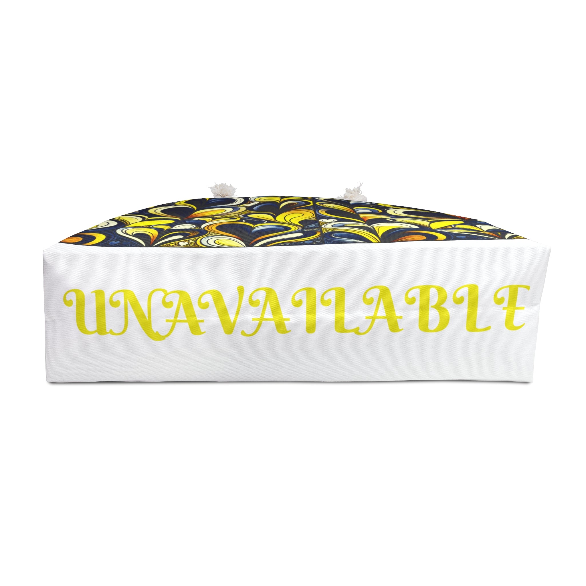 Marbled patterned box with 'UNAVAILABLE' text on a white background