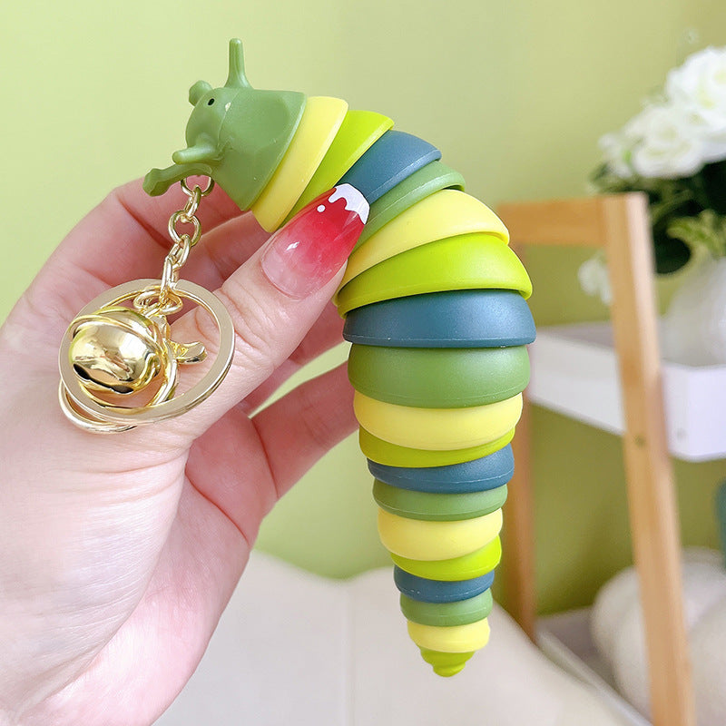 Fidget Caterpillar Keychains