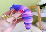 Fidget Caterpillar Keychains