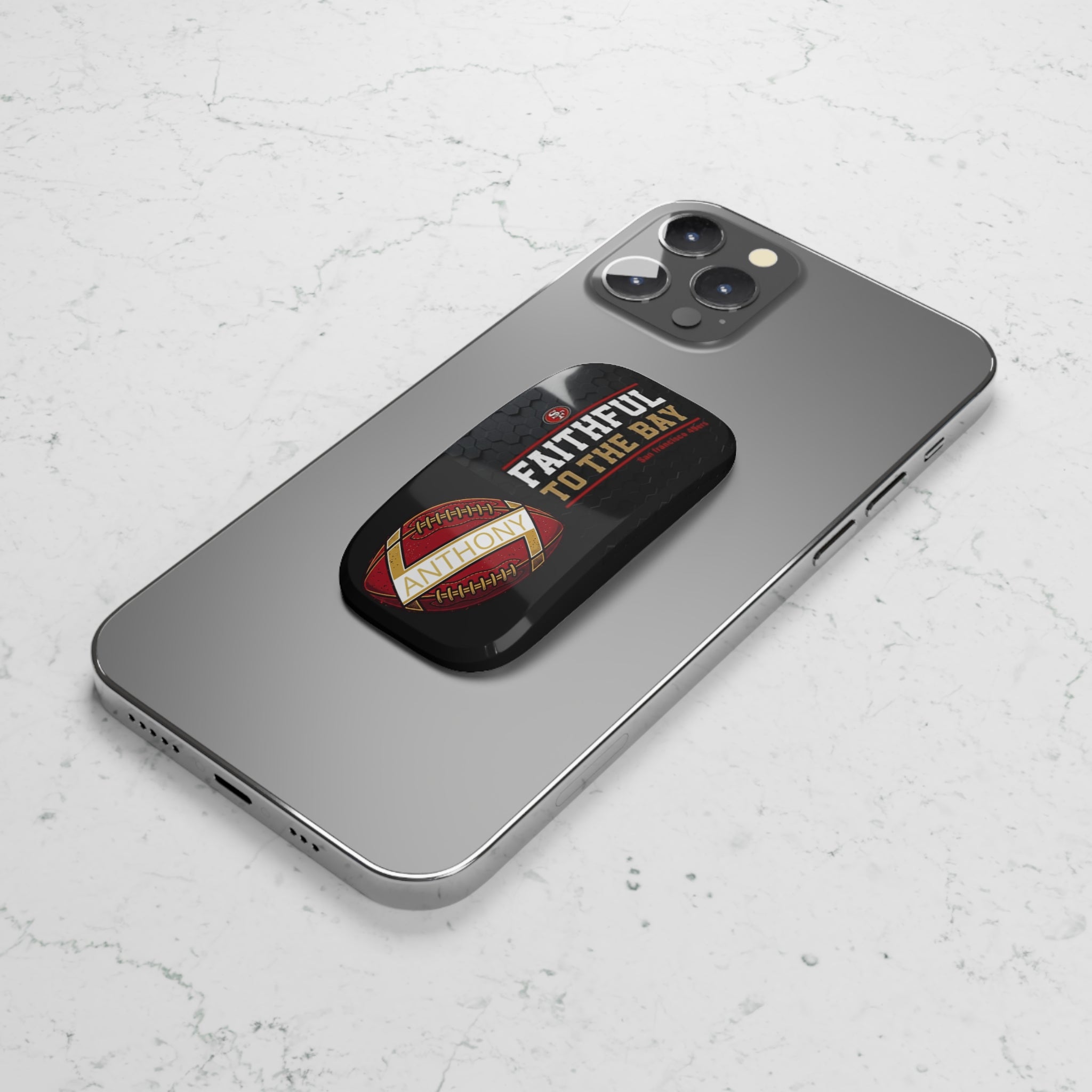 Faithful to the Bay Football Phone Grip - Personalized
