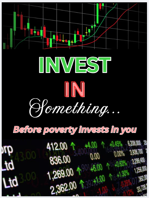 Stock market investor poster, great for any home office, business office or for motivation or inspiration for novice investors. Vibrant colors with a bold statement of truth about the importance of investing in general. 
