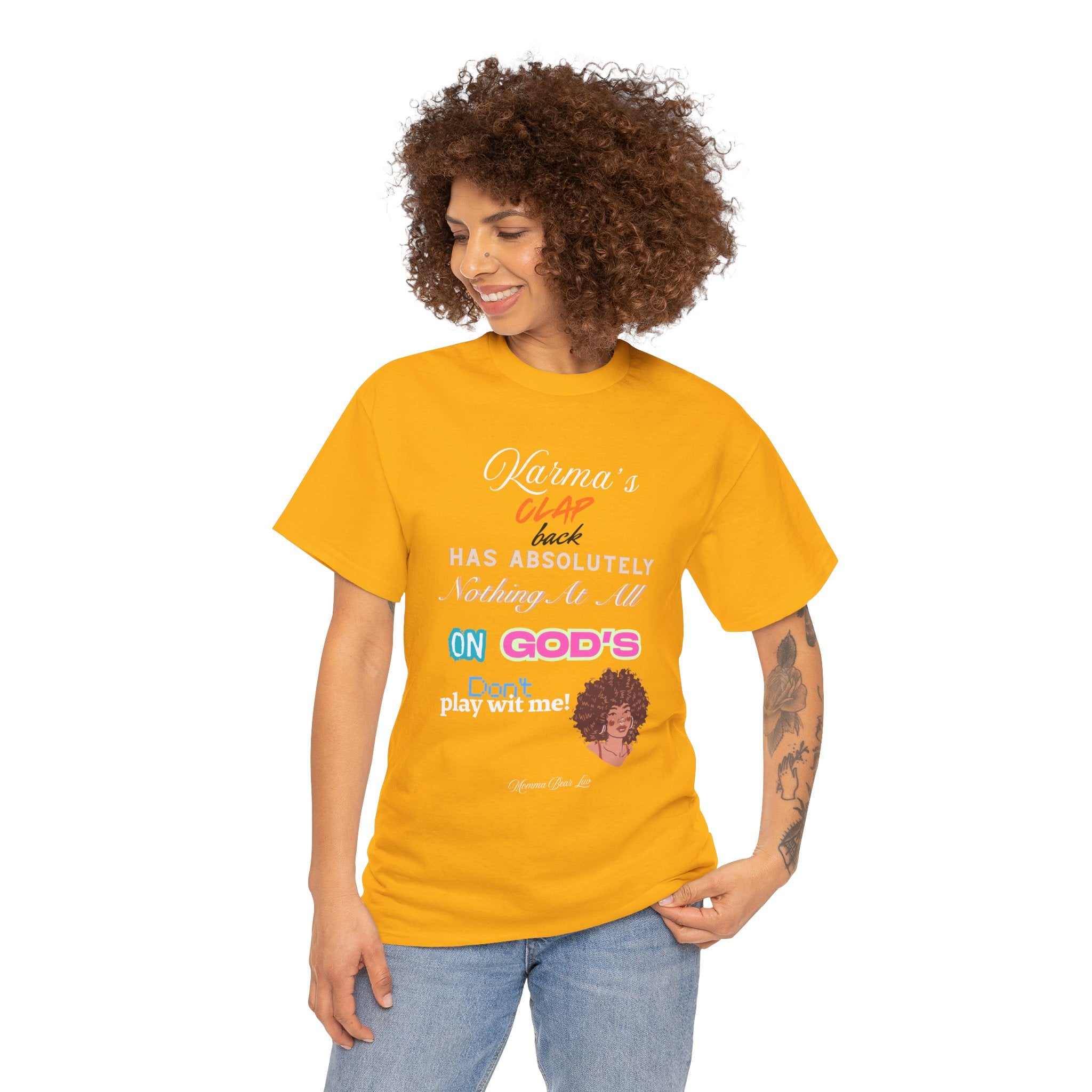 God's Clap Back Tees - S - 5X