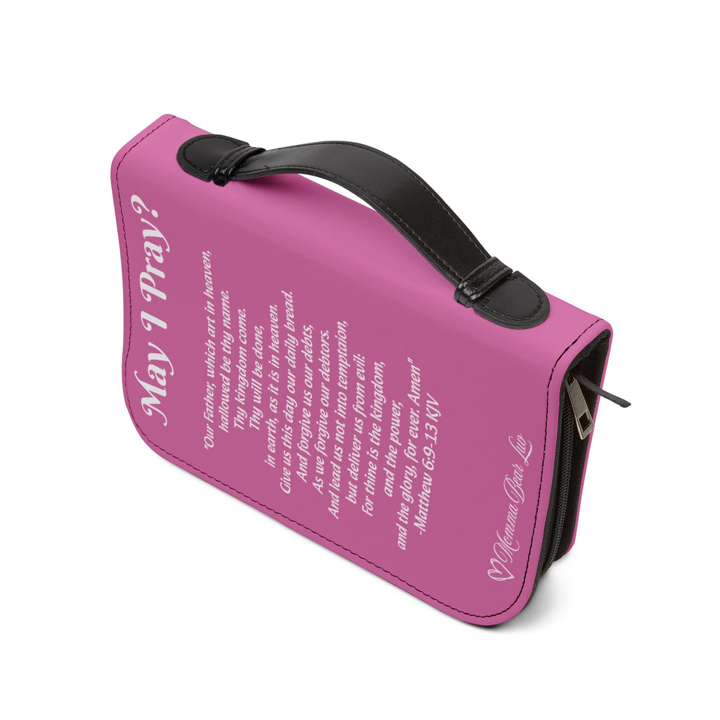 The Lord's Prayer Bible Cover - Pink