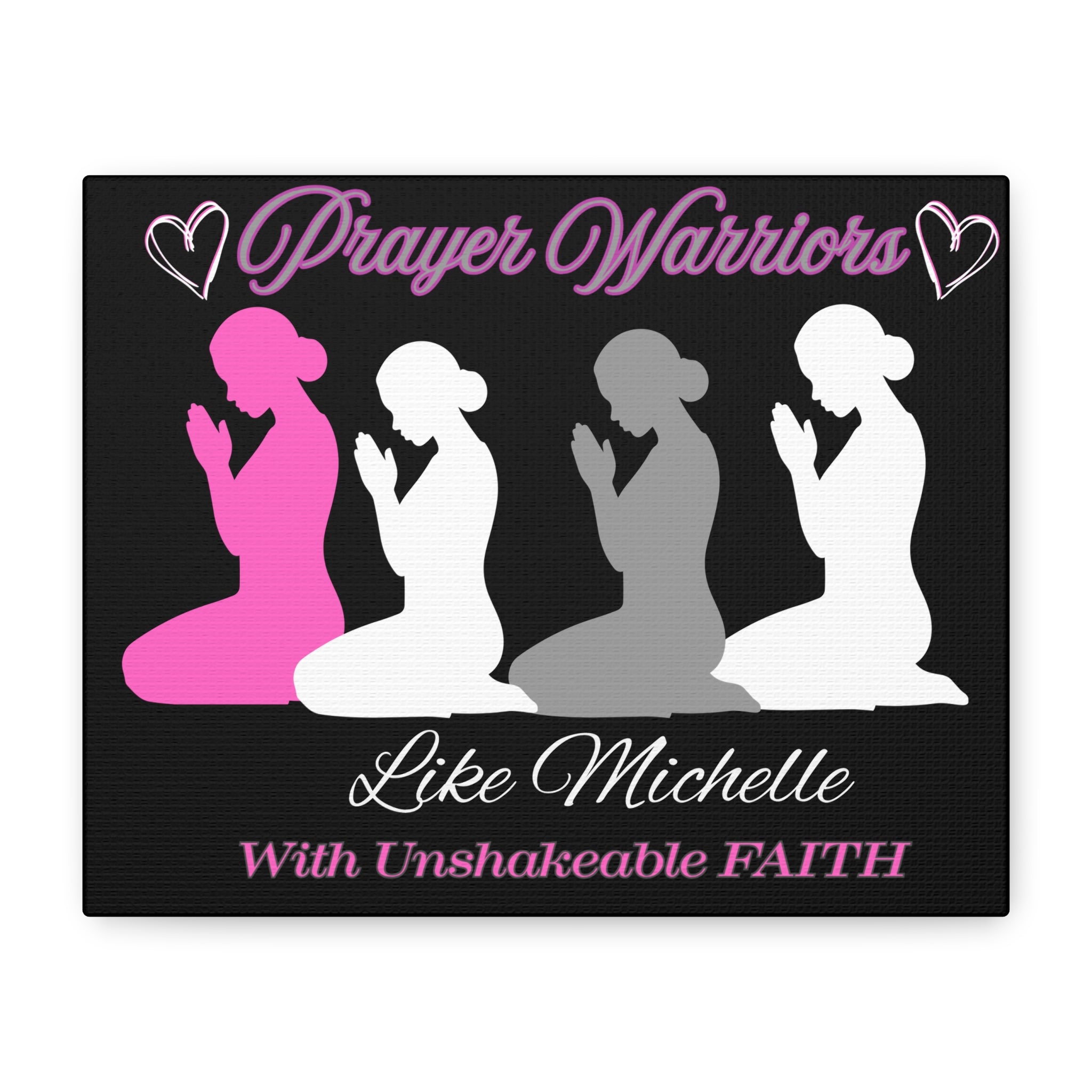 Momma Bears Prayer Warriors Canvas — Personalized Stretched Matte Wall Art
