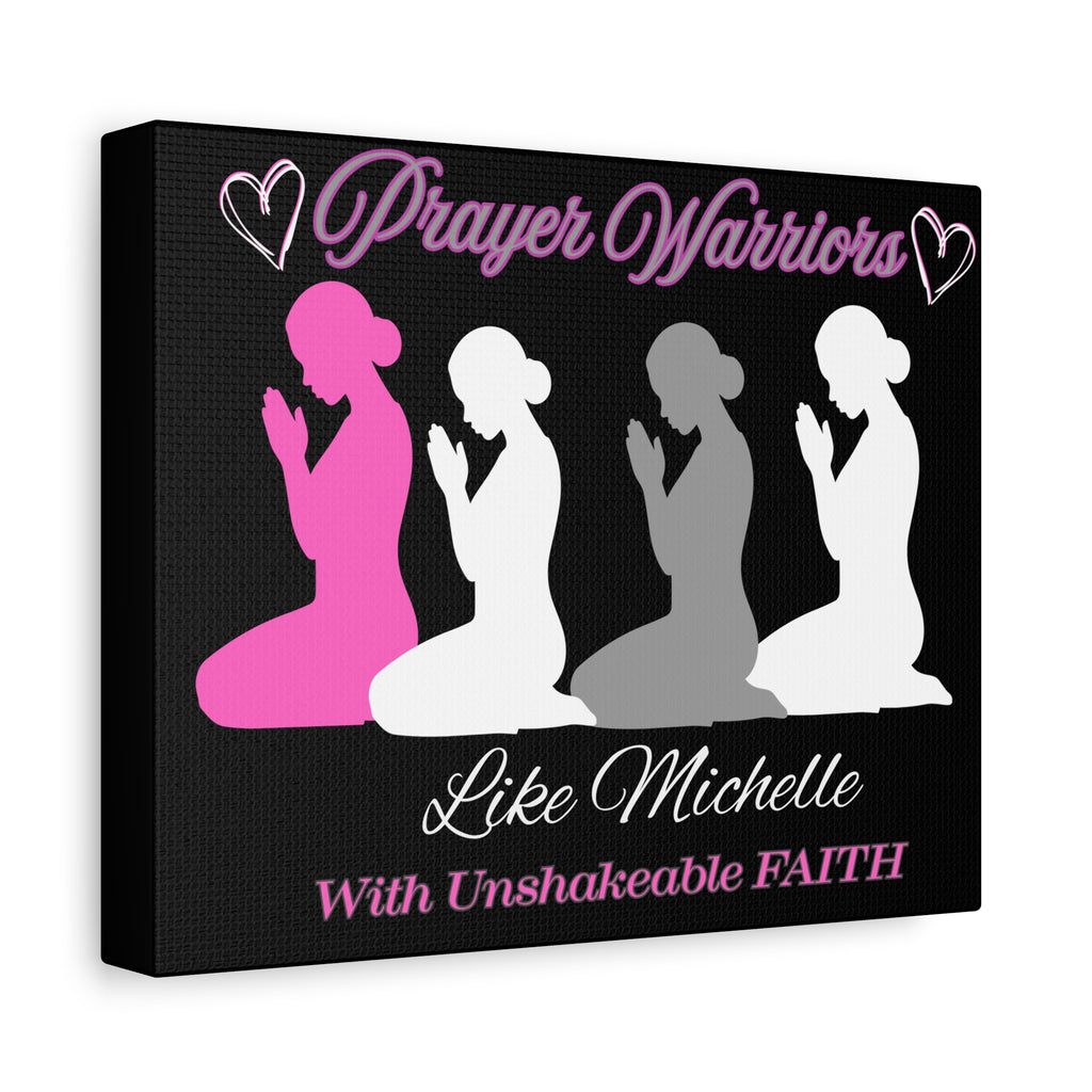 Momma Bears Prayer Warriors Canvas — Personalized Stretched Matte Wall Art