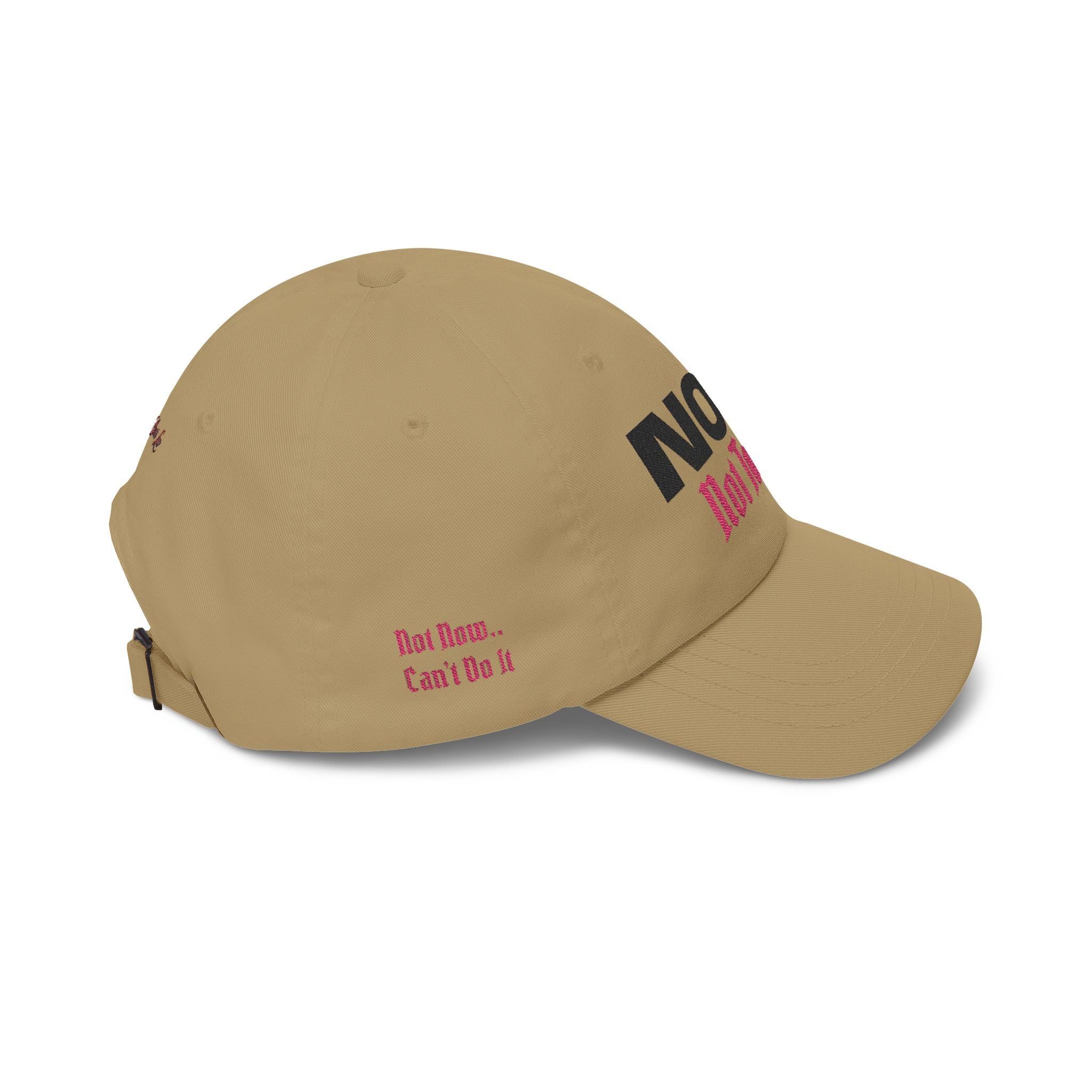 Mom Cap - "NOPE Not Today" Embroidered Baseball Hat 4 Colors