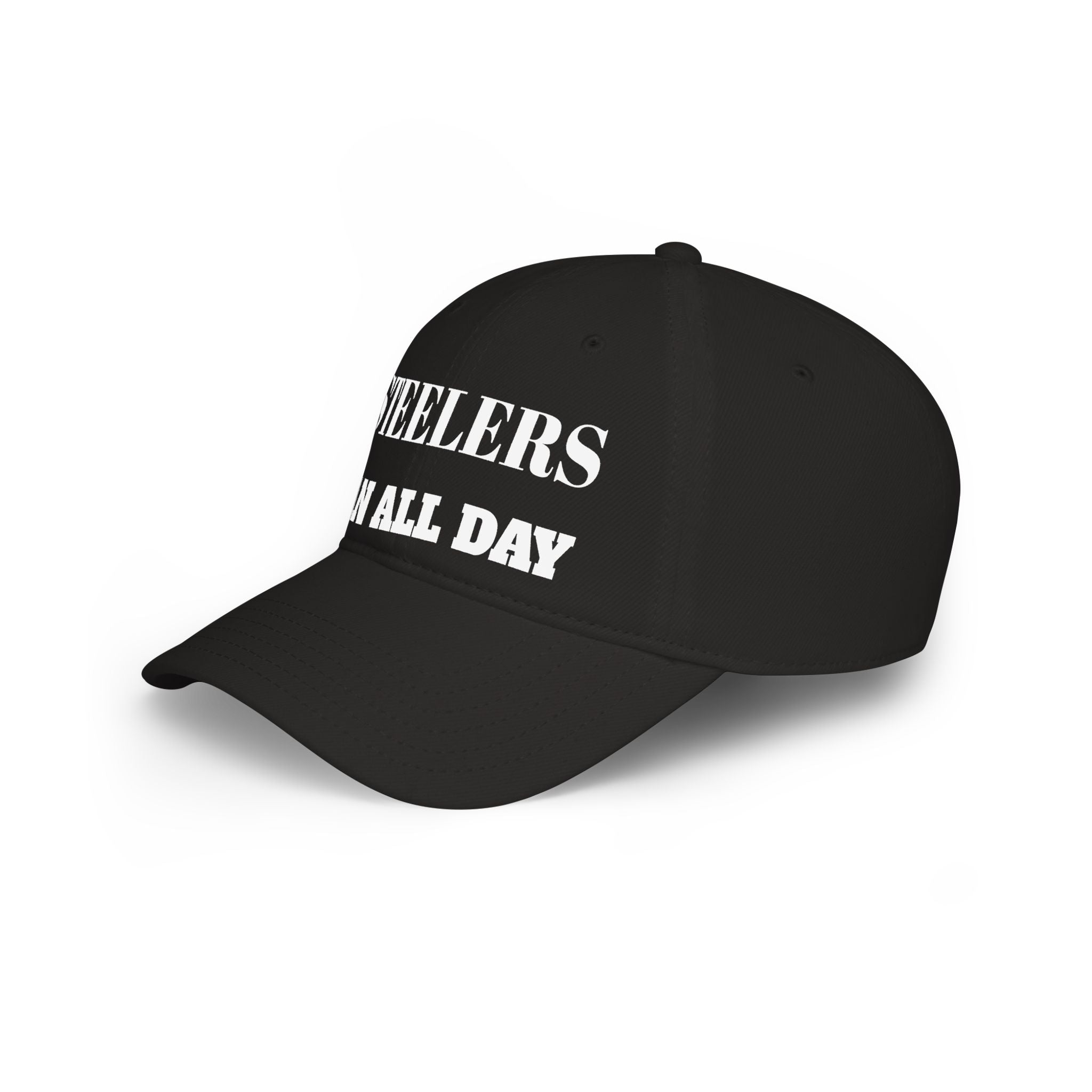 Personalized fan hat by replacing "STEELERS" with your favorite team or person.  A great way to show appreciation and support for what they do.
