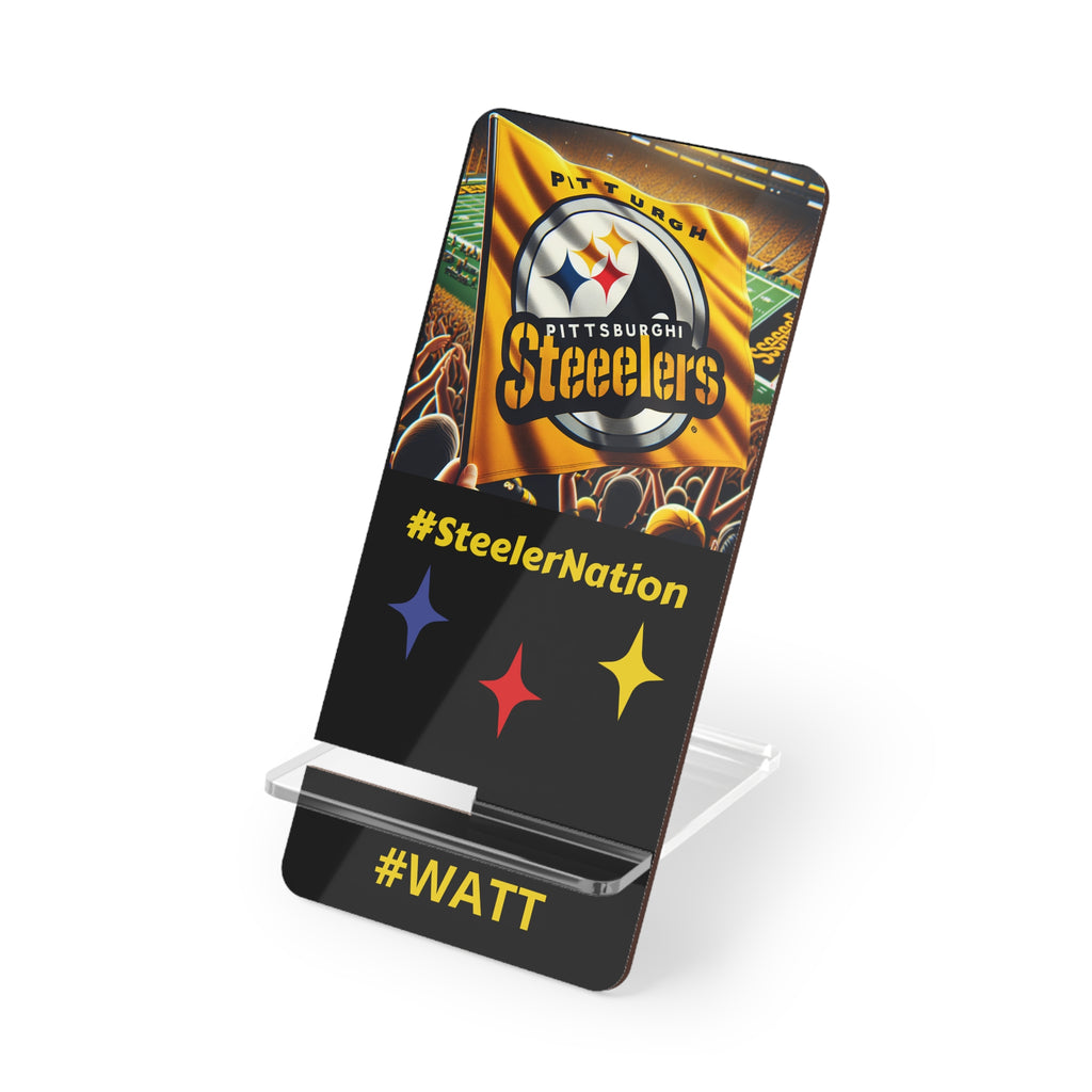 Pittsburgh Steelers Mobile Phone Stand – Customizable Acrylic