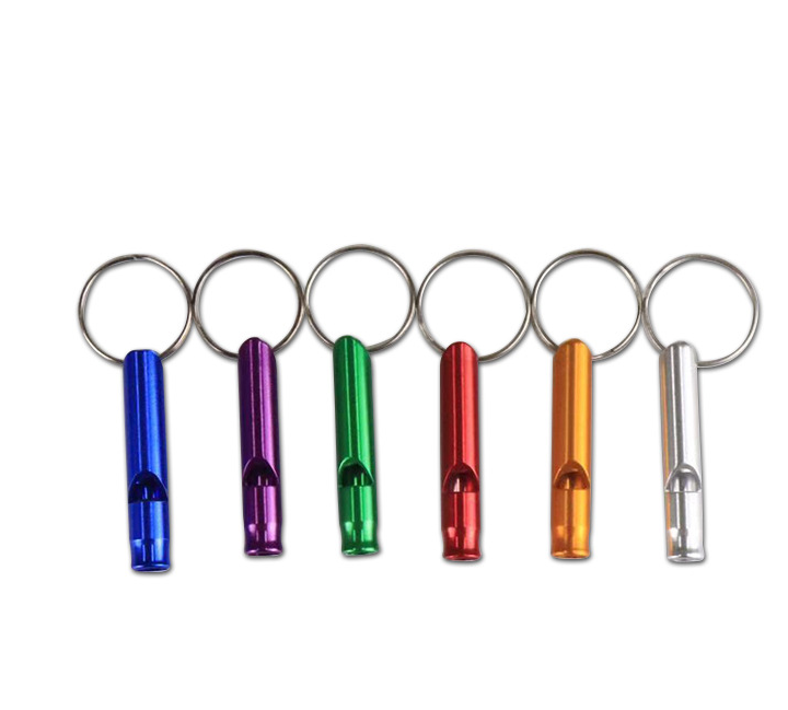 Self-Defense Whistle with Keyring Rings