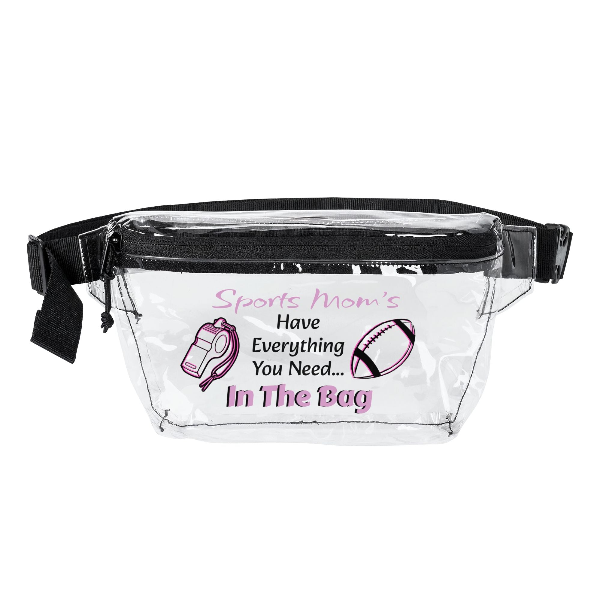 Sports Mom Transparent Fanny Pack