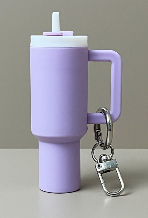 Lip Balm Holder Tumbler Keychains - 12 Colors