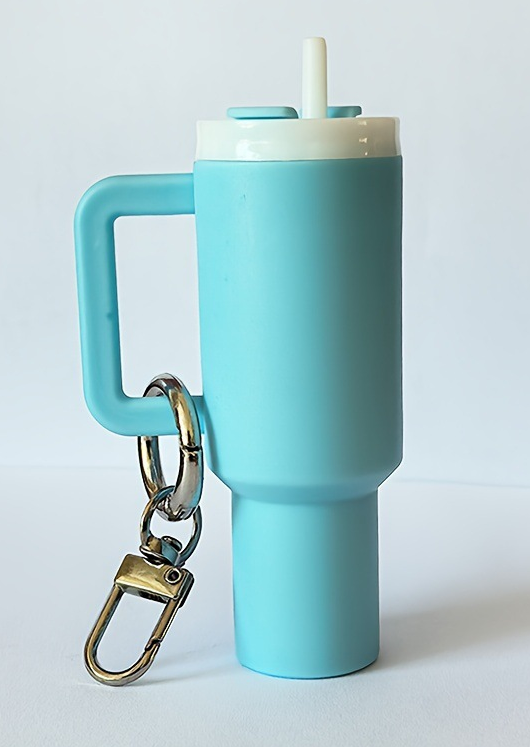 Glow In Dark Lip Balm Holder Tumbler Keychains
