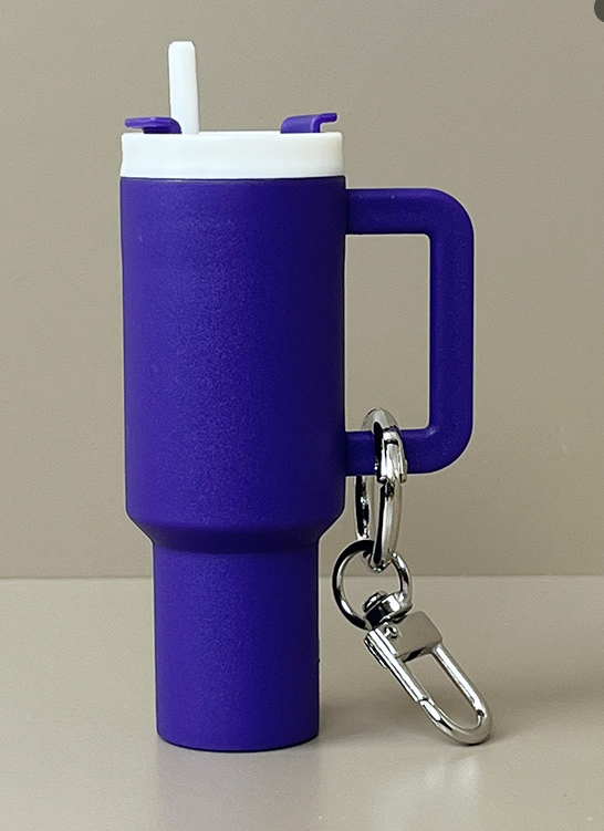 Lip Balm Holder Tumbler Keychains - 12 Colors