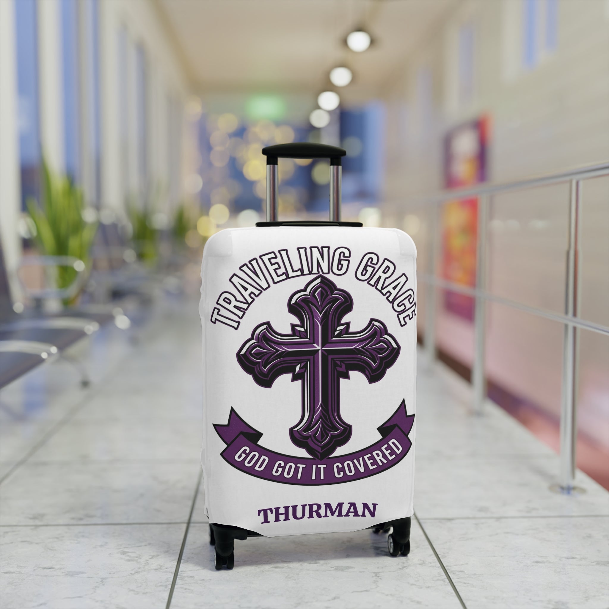 Traveling Grace Luggage Covers - 2 Colors