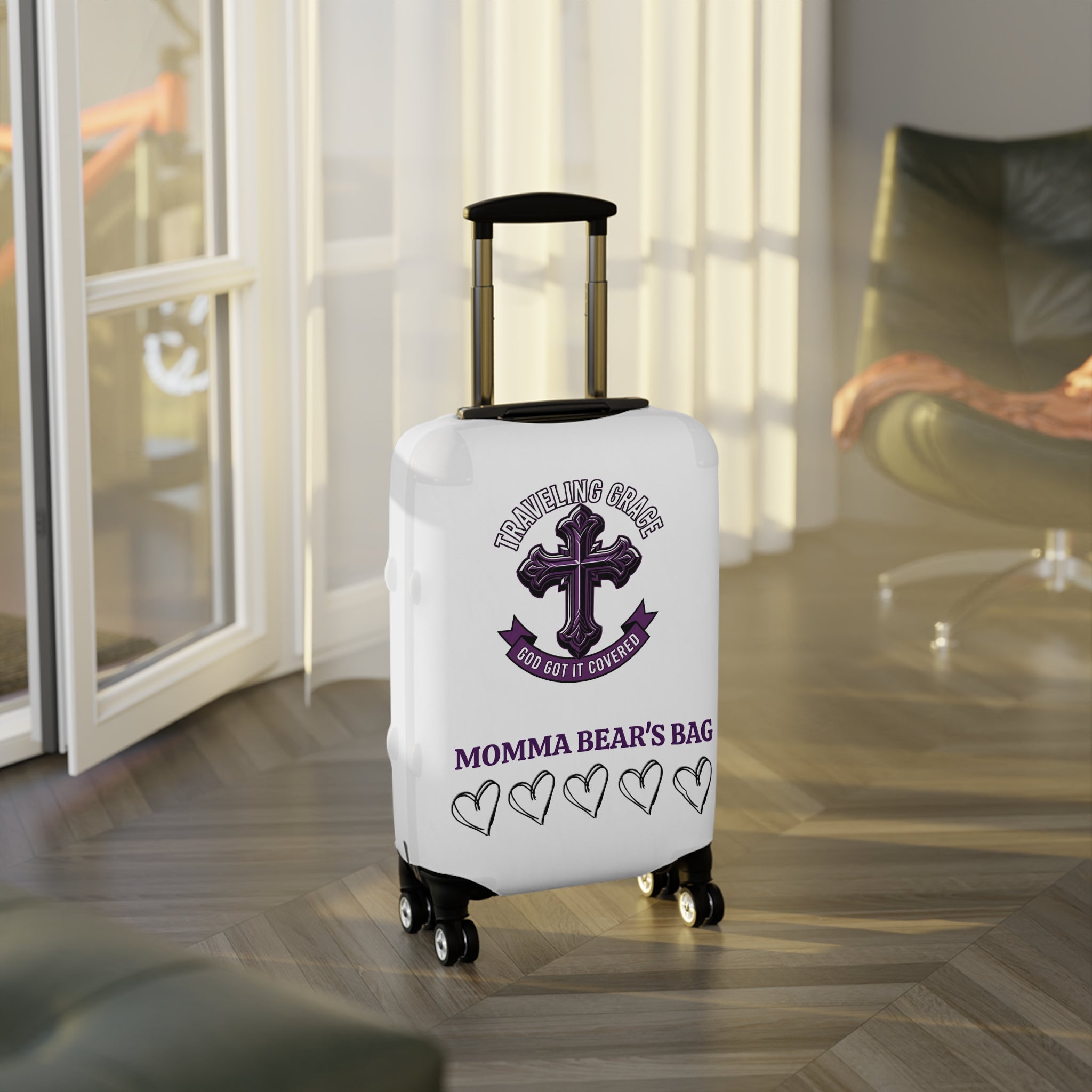 Traveling Grace Luggage Covers - 2 Colors